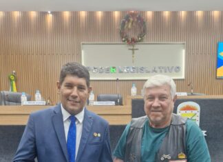 LUIZ BIAZI RECEBE TÍTULO DE CIDADÃO PORANGATUENSE ATRAVÉS DE PROPOSITURA DO VEREADOR EMILIANO ESPÍNDOLA